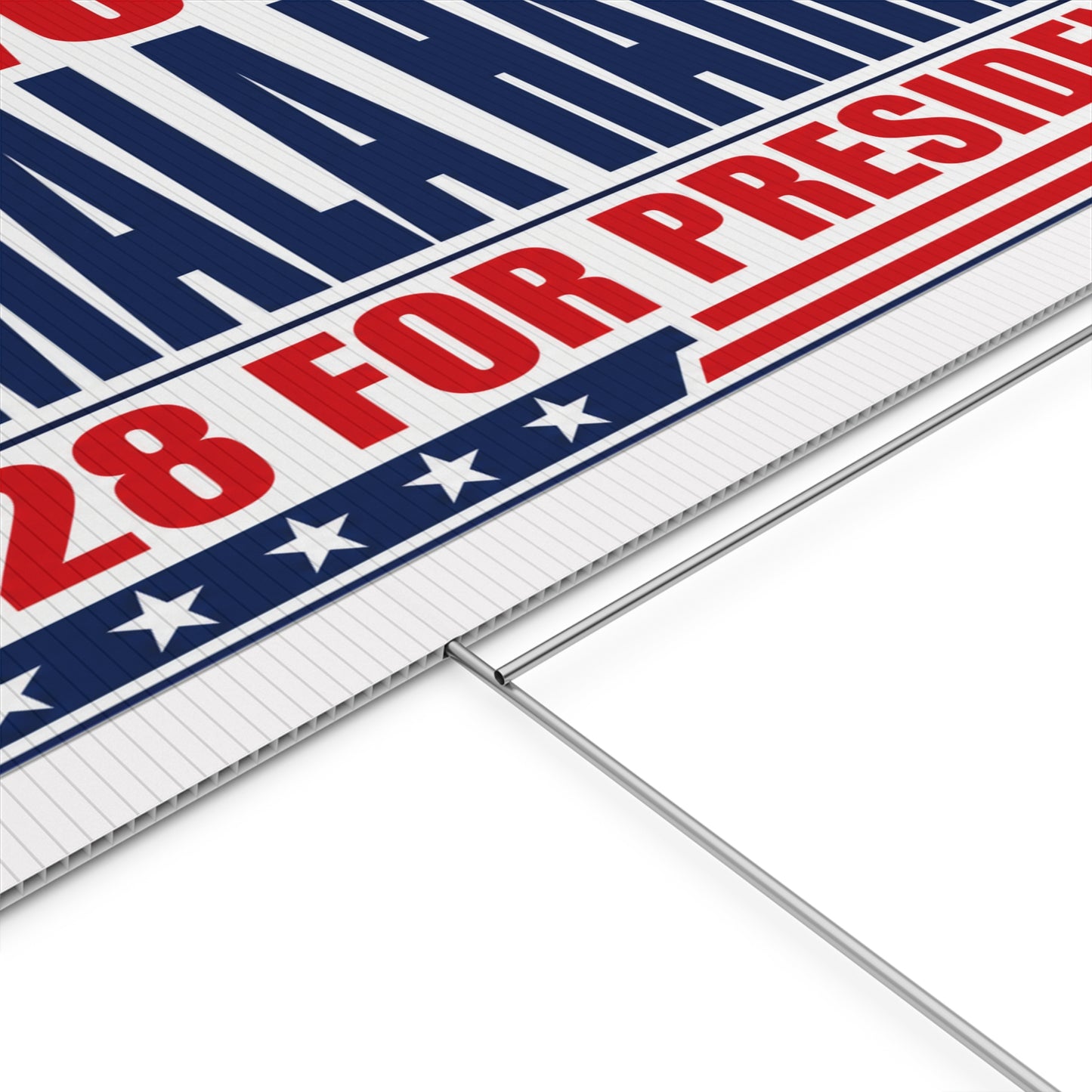 Kamala Harris 2028 For President Plastic Yard Sign w/Stake