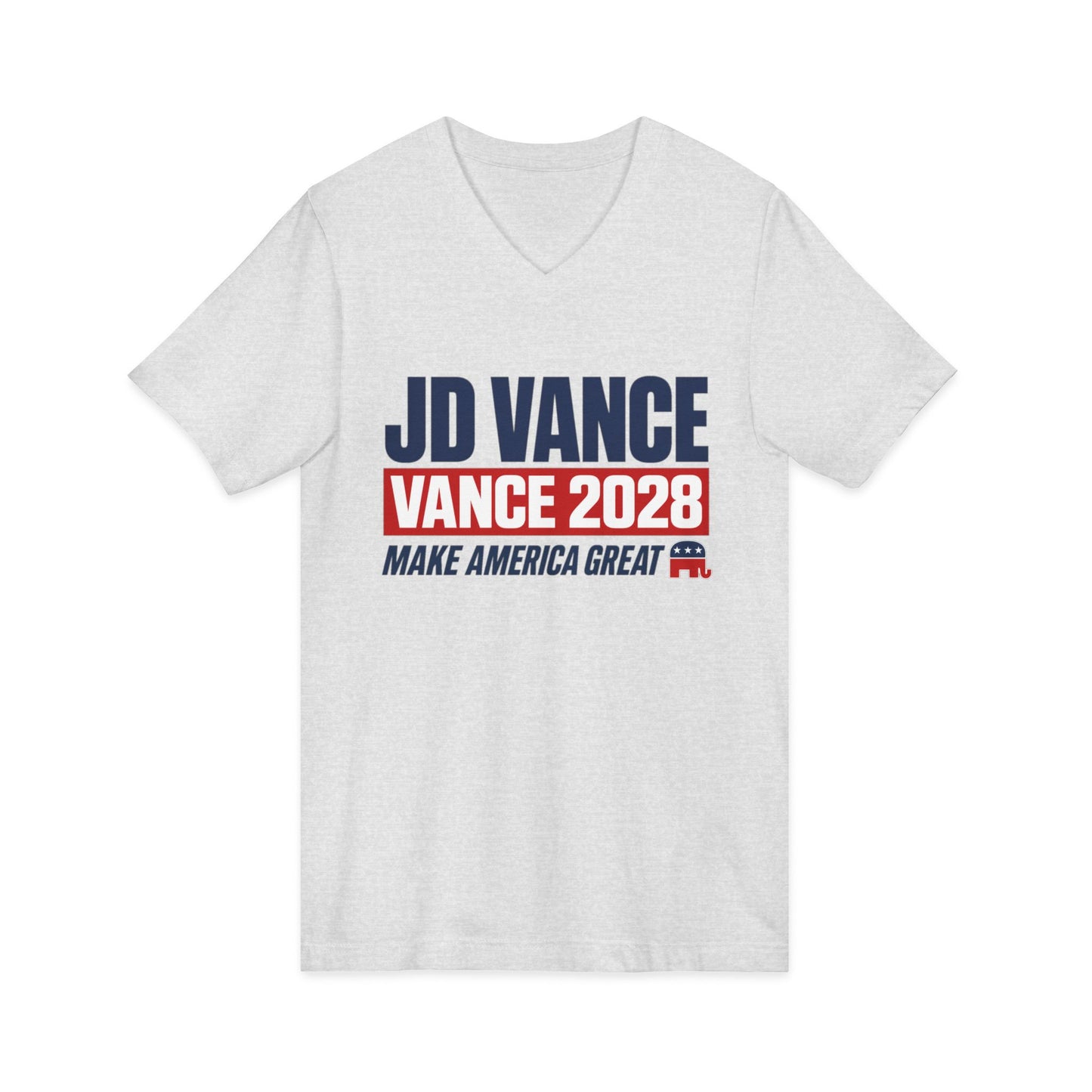 JD Vance 2028 Campaign V-Neck T-Shirt — Make America Great Republican Tee