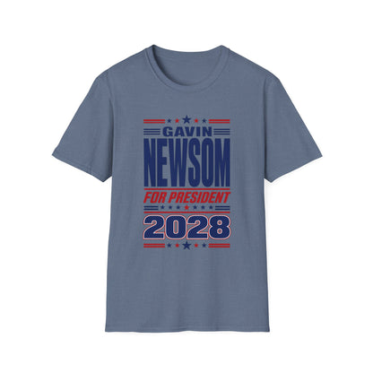 Gavin Newsom For President 2028 T-Shirt