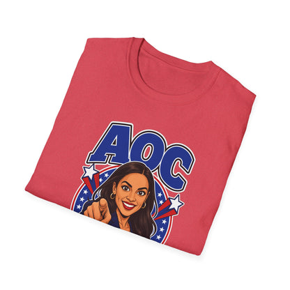 Alexandria Ocasio-Cortez 2028 AOC For President Campaign T-Shirt