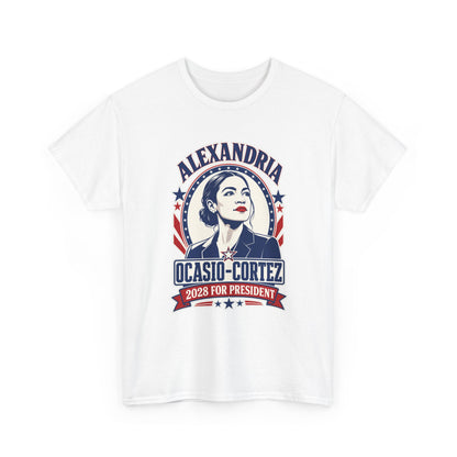 Alexandria Ocasio-Cortez for President 2028 AOC T-Shirt