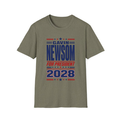 Gavin Newsom For President 2028 T-Shirt