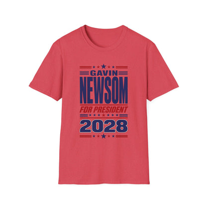 Gavin Newsom For President 2028 T-Shirt