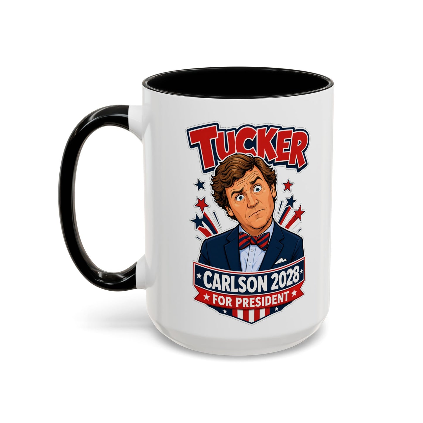 Tucker Carlson 2028 for President Coffee Mug Large 15oz