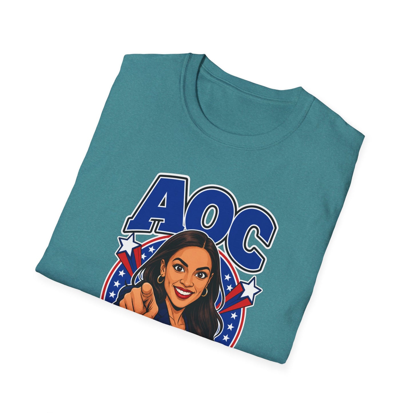 Alexandria Ocasio-Cortez 2028 AOC For President Campaign T-Shirt