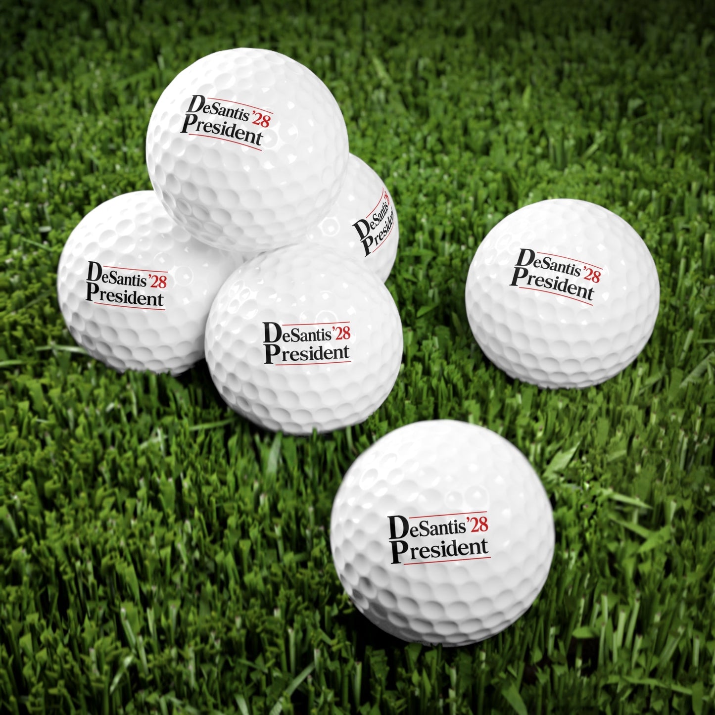 DeSantis President 2028 Golf Balls - Set of 6