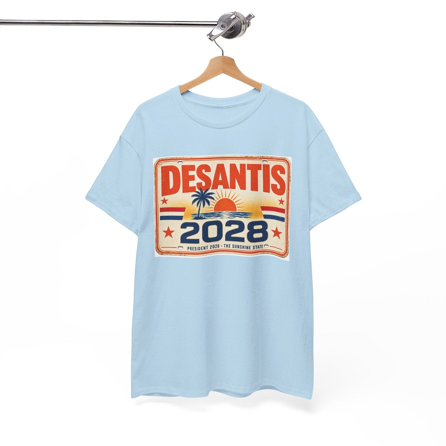 DeSantis 2028 for President Vintage License Plate T-Shirt