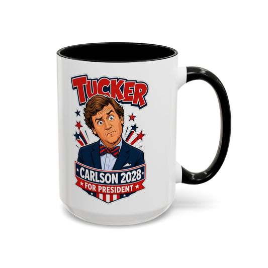 Tucker Carlson 2028 for President Coffee Mug Large 15oz