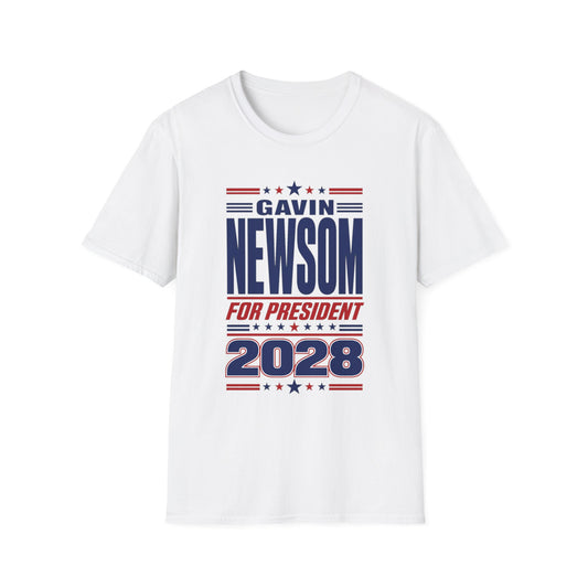 Gavin Newsom For President 2028 T-Shirt