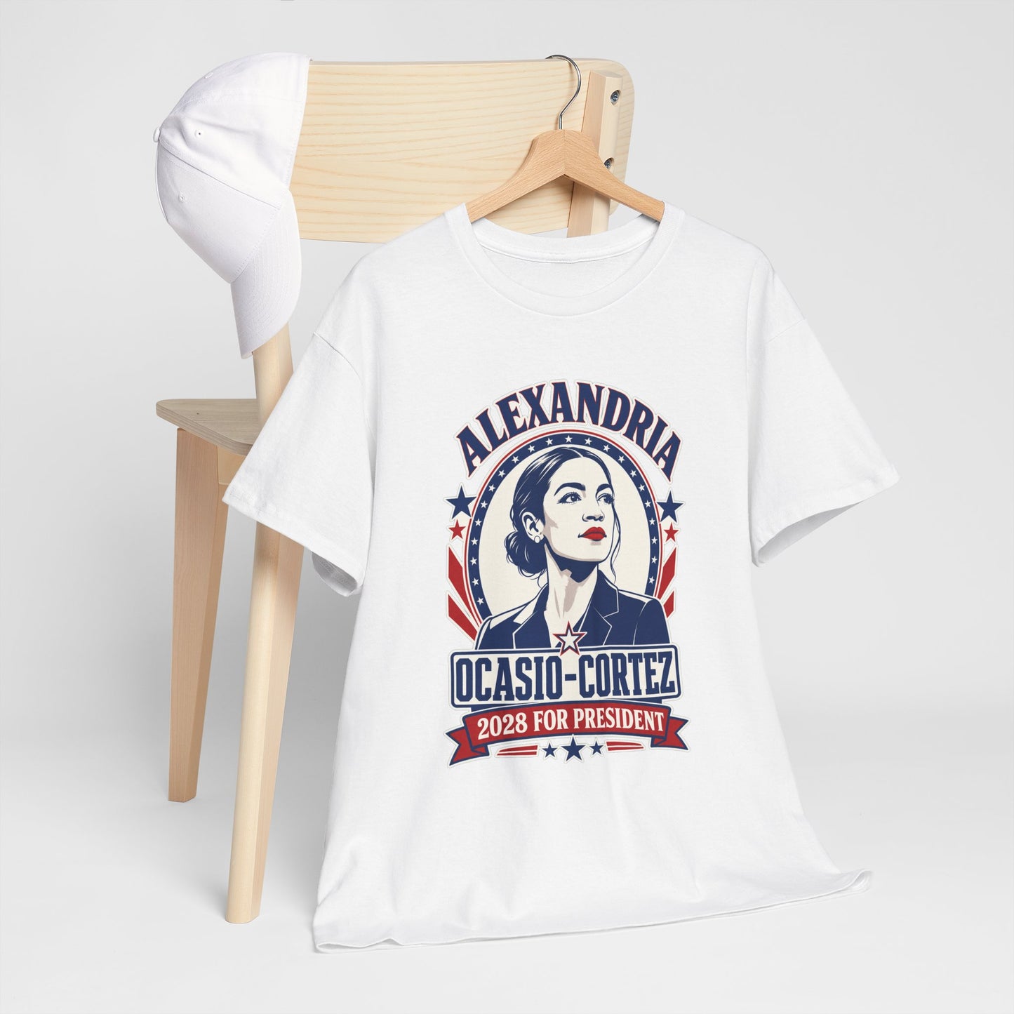 Alexandria Ocasio-Cortez for President 2028 AOC T-Shirt