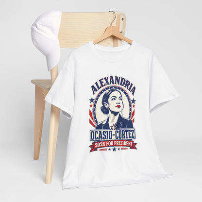 Alexandria Ocasio-Cortez for President 2028 AOC T-Shirt