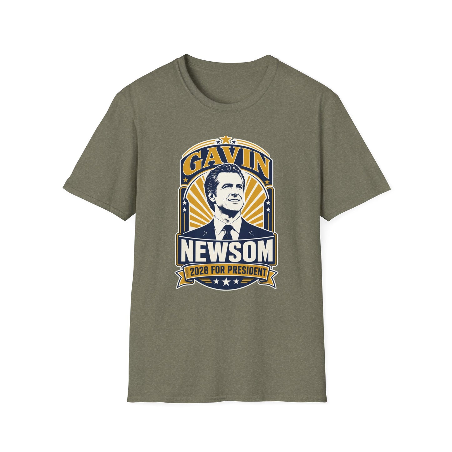 Gavin Newsom 2028 For President T-Shirt