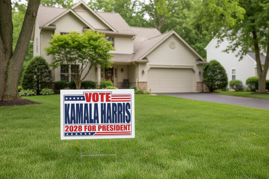 Kamala Harris 2028 For President Plastic Yard Sign w/Stake
