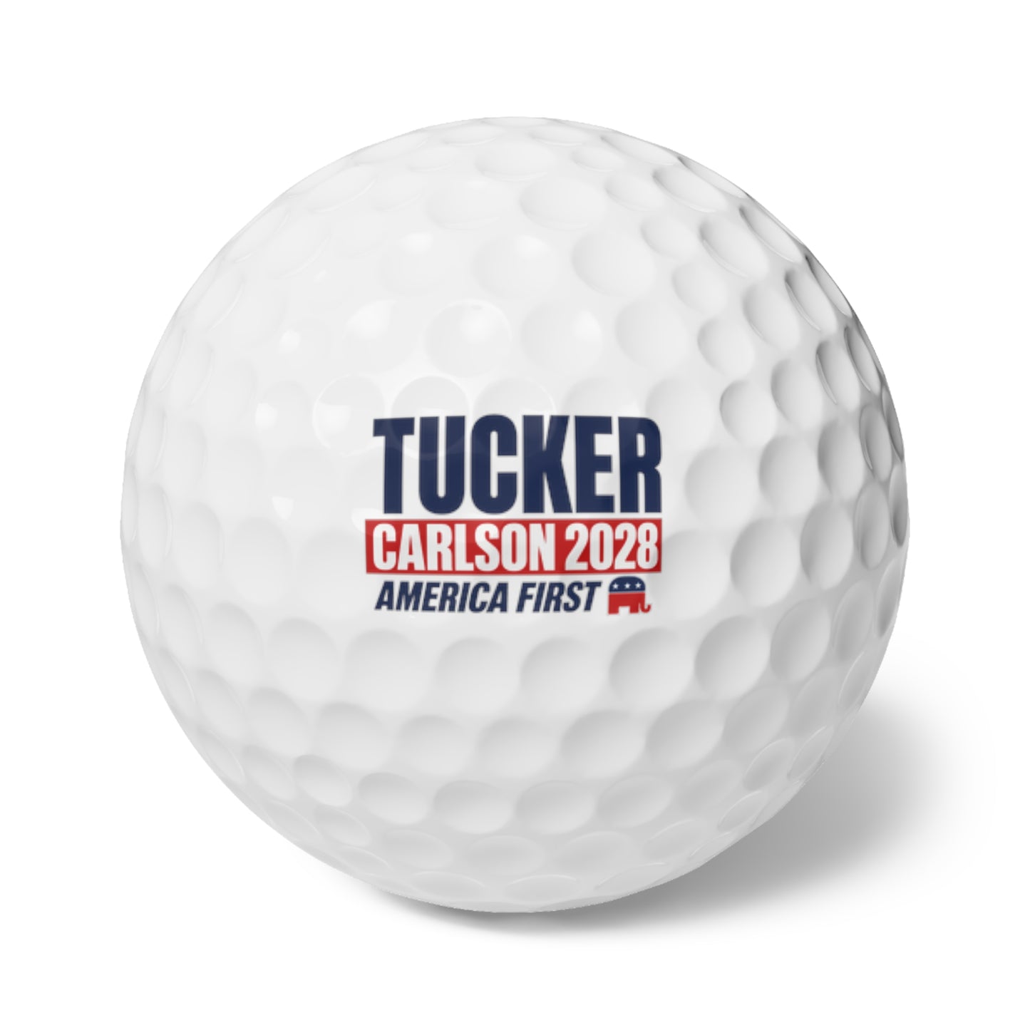 Tucker Carlson 2028 - 6 Pack of Golf Balls