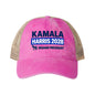 Kamala Harris 2028 Women's Ponytail Washed Mesh Hat