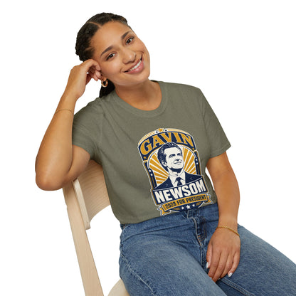 Gavin Newsom 2028 For President T-Shirt