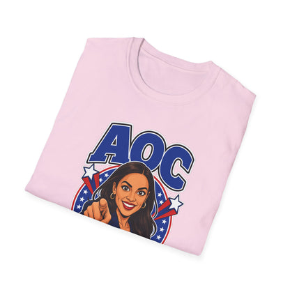 Alexandria Ocasio-Cortez 2028 AOC For President Campaign T-Shirt