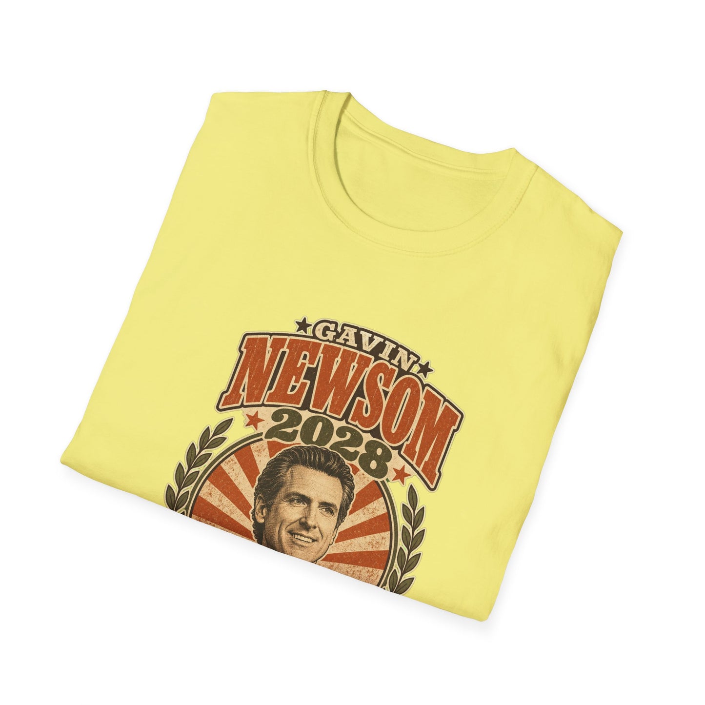 Gavin Newsom 2028 For President Vintage Campaign T-Shirt