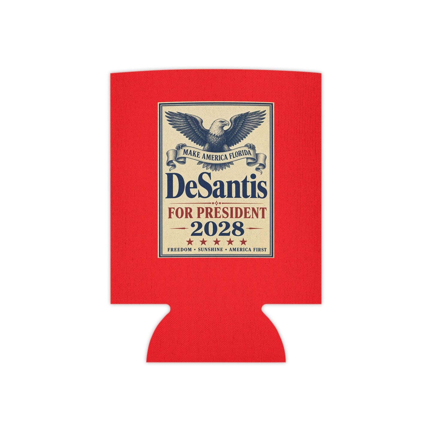 DeSantis For President 2028 Can Cooler Koozie