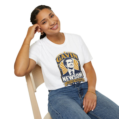 Gavin Newsom 2028 For President T-Shirt