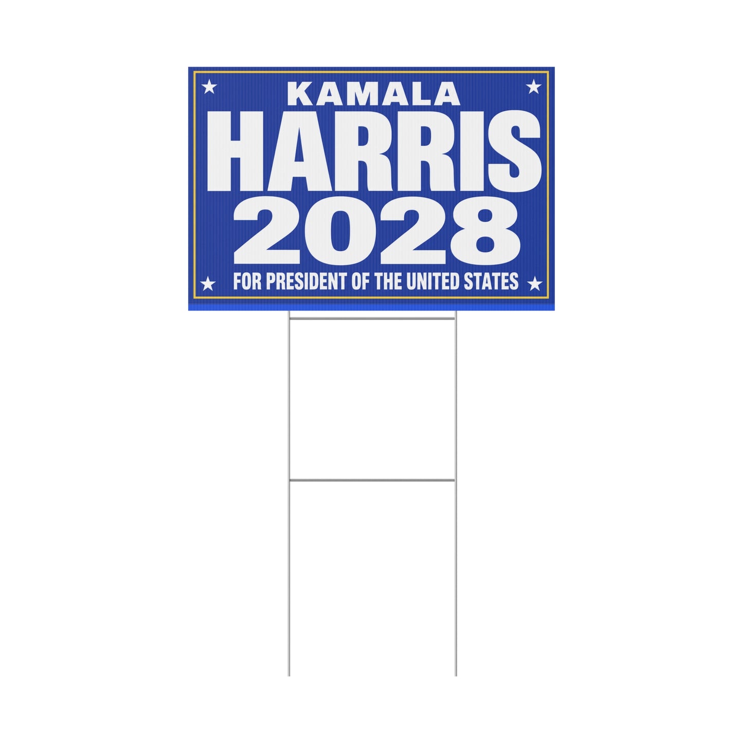 Kamala Harris 2028 For President Yard Sign w/Stake
