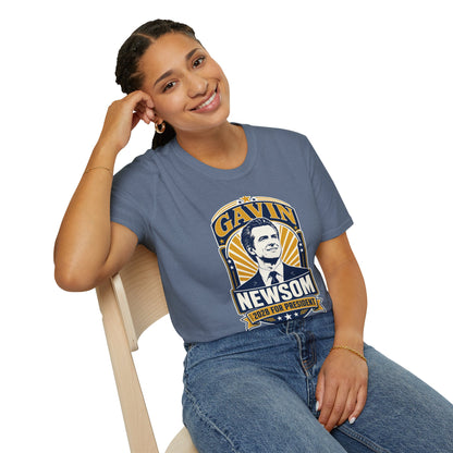 Gavin Newsom 2028 For President T-Shirt