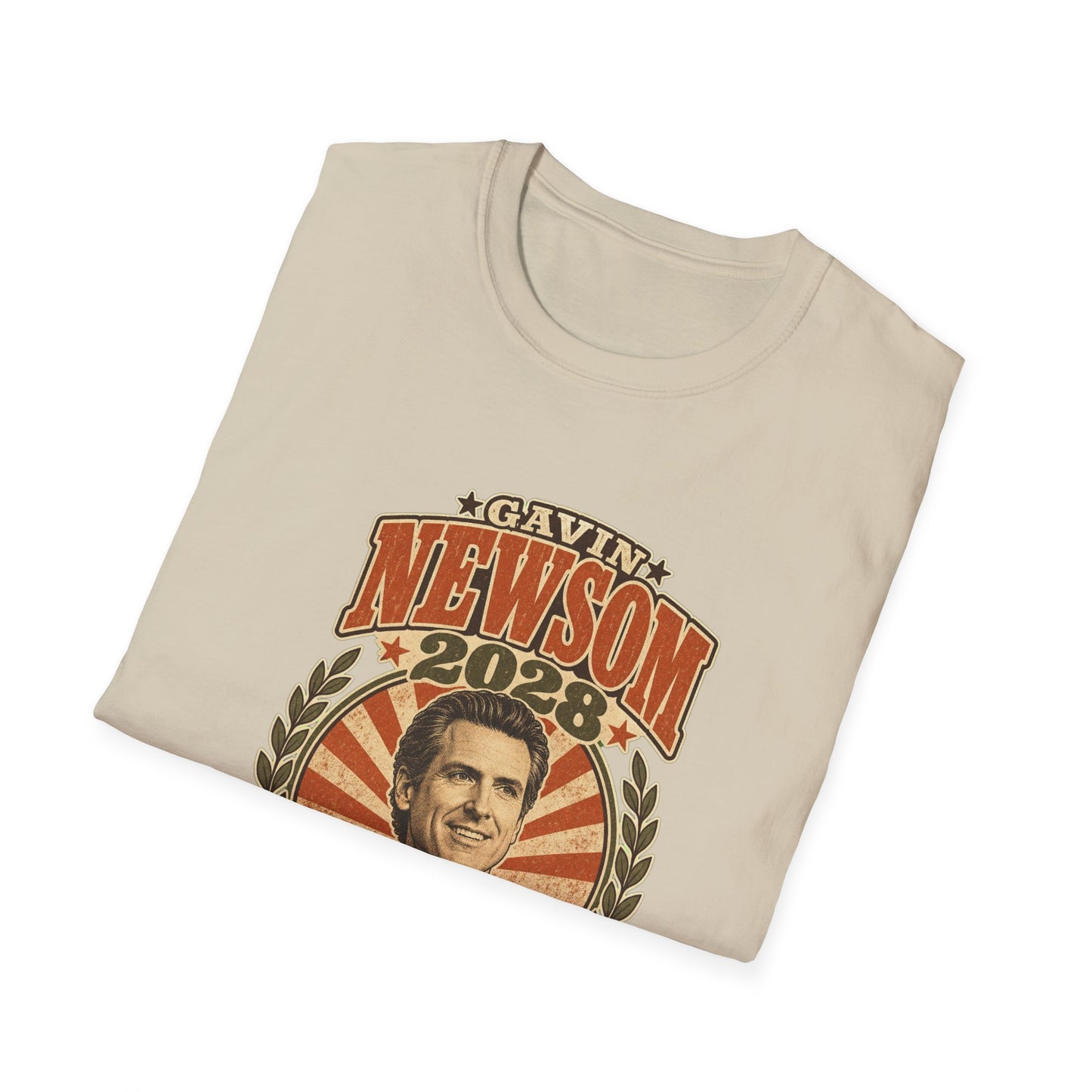 Gavin Newsom 2028 For President Vintage Campaign T-Shirt