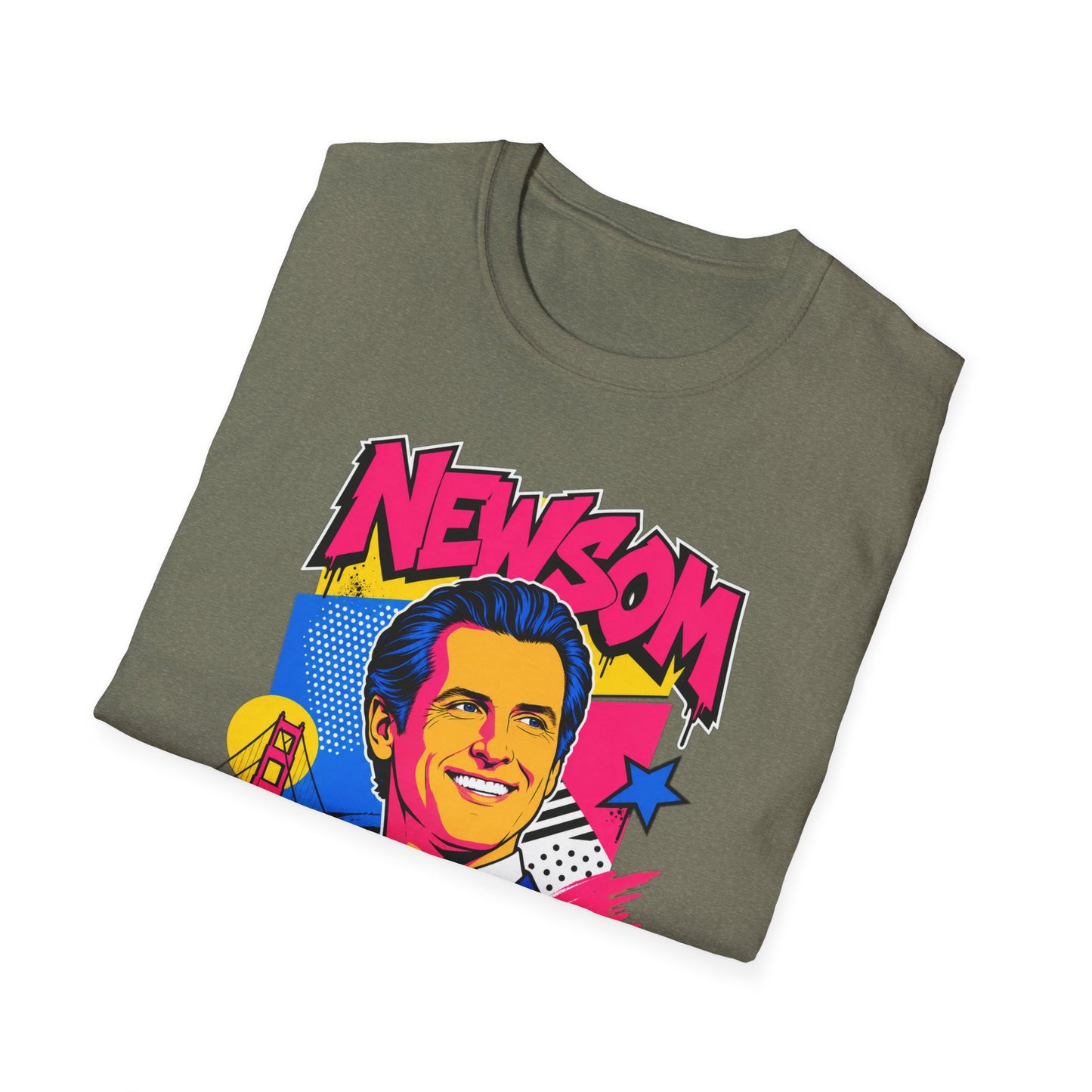 Gavin 2028 For President Pop Art Campaign T-Shirt