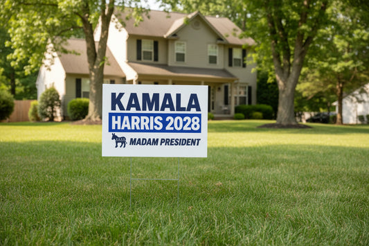 Kamala Harris For President 2028 Plastic Yard Sign w/Stake