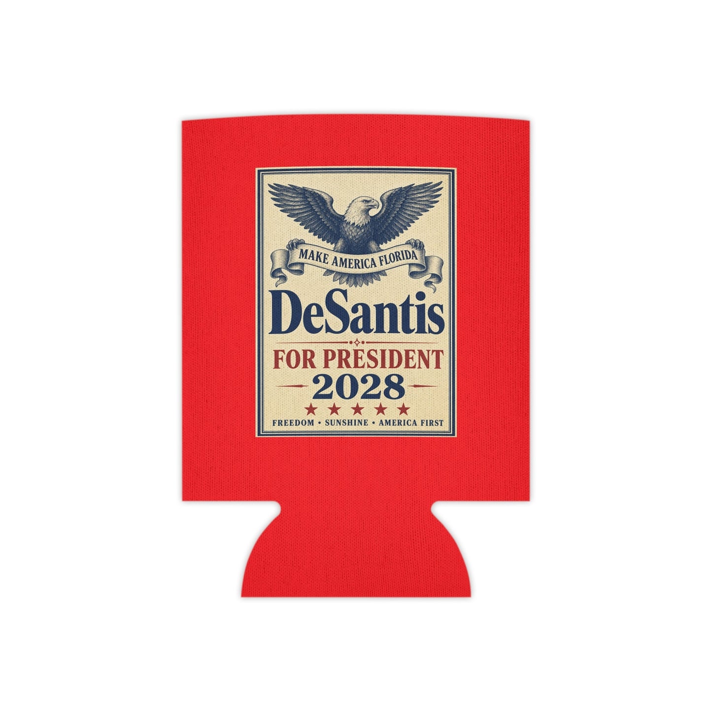 DeSantis For President 2028 Can Cooler Koozie