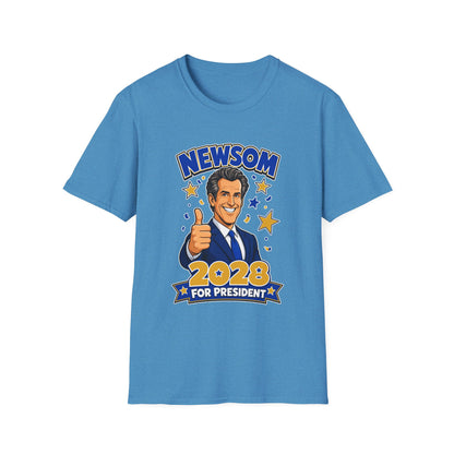 Newsom 2028 For President T-Shirt