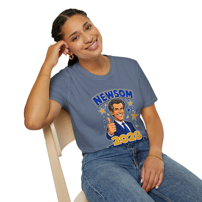 Newsom 2028 For President T-Shirt