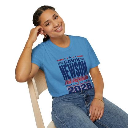 Gavin Newsom For President 2028 T-Shirt