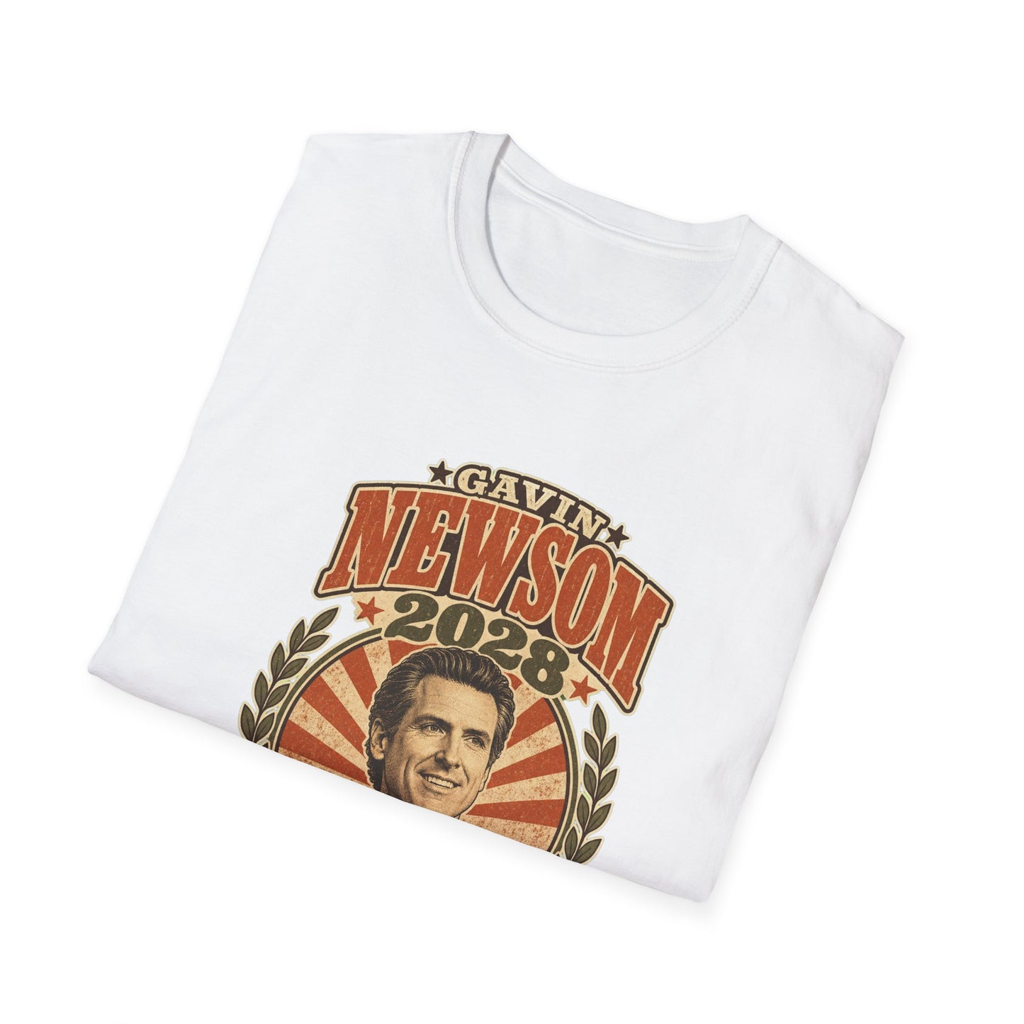 Gavin Newsom 2028 For President Vintage Campaign T-Shirt