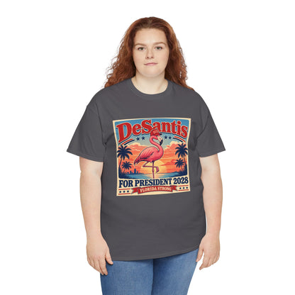 DeSantis 2028 for President Flamingo T-Shirt