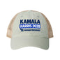Kamala Harris 2028 Women's Ponytail Washed Mesh Hat