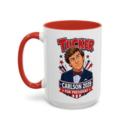 Tucker Carlson 2028 for President Coffee Mug Large 15oz