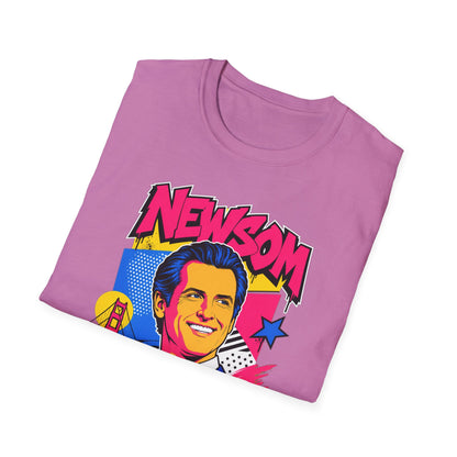 Gavin 2028 For President Pop Art Campaign T-Shirt
