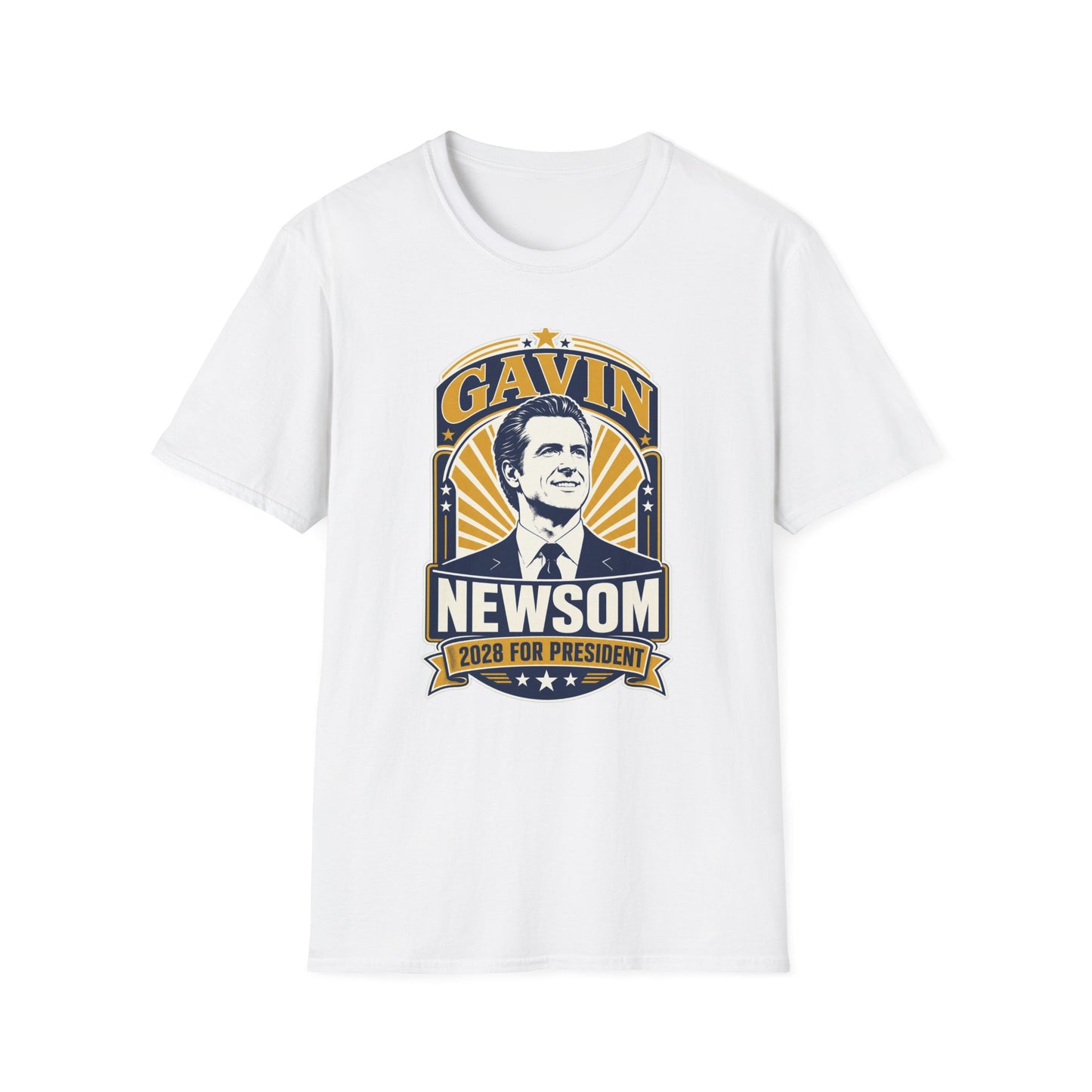 Gavin Newsom 2028 For President T-Shirt