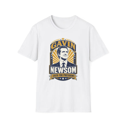 Gavin Newsom 2028 For President T-Shirt