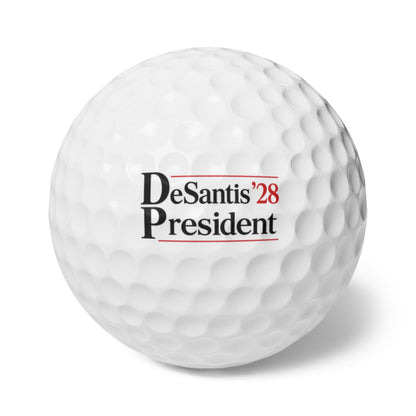 DeSantis President 2028 Golf Balls - Set of 6