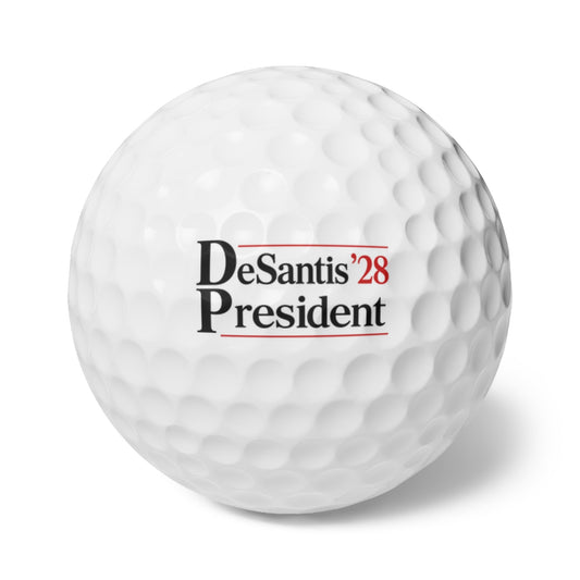 DeSantis President 2028 Golf Balls - Set of 6