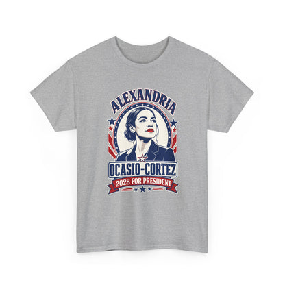 Alexandria Ocasio-Cortez for President 2028 AOC T-Shirt
