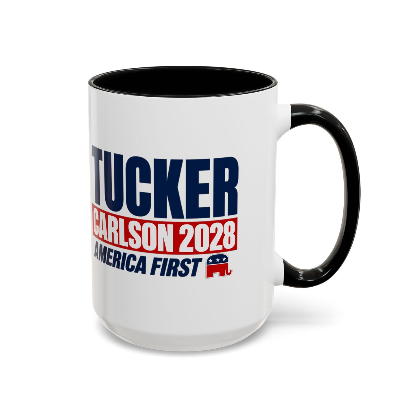 Tucker Carlson 2028 "America First" Coffee Mug Large 15oz