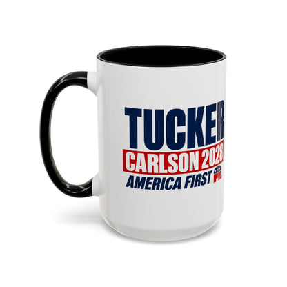 Tucker Carlson 2028 "America First" Coffee Mug Large 15oz