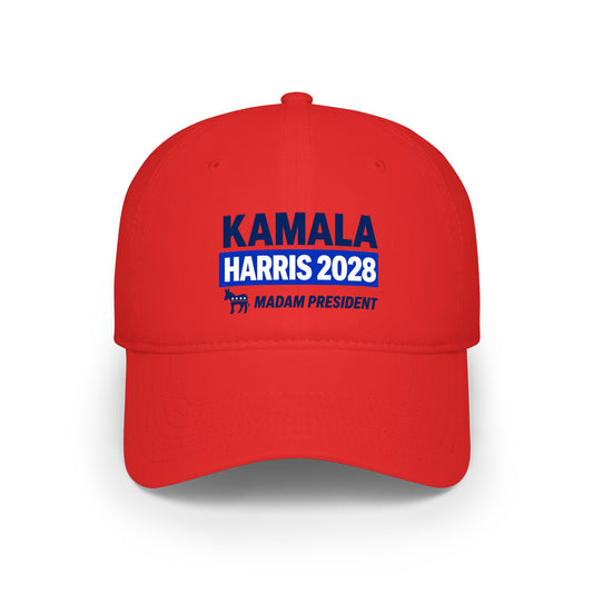 Kamala Harris 2028 Low Profile Baseball Hat