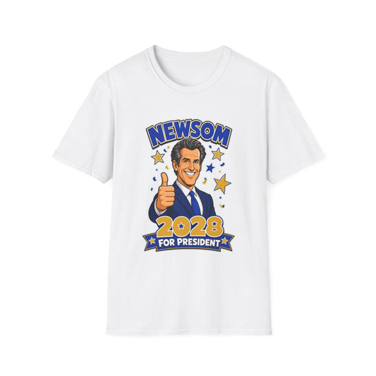 Newsom 2028 For President T-Shirt