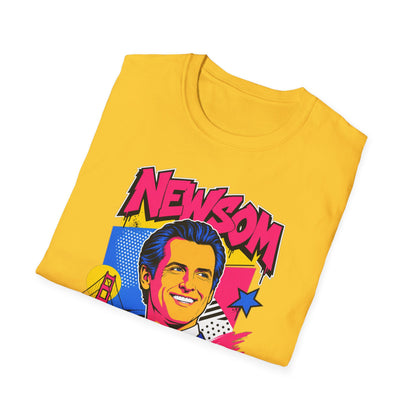 Gavin 2028 For President Pop Art Campaign T-Shirt