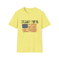 Trump 2028 Tattered American Flag T-Shirt