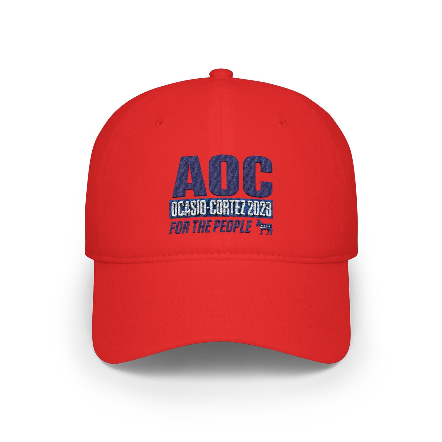 AOC 'For The People' Alexandria Ocasio-Cortez Embroidered Baseball Hat